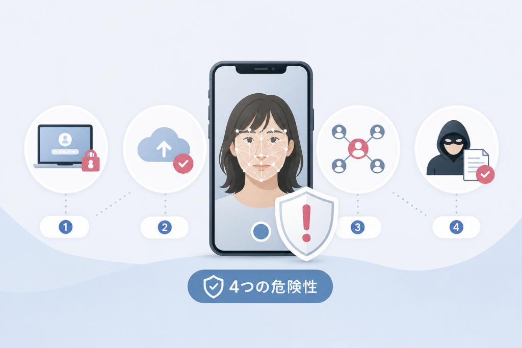 AI顔診断・そっくりさんアプリに潜む4つの主な危険性