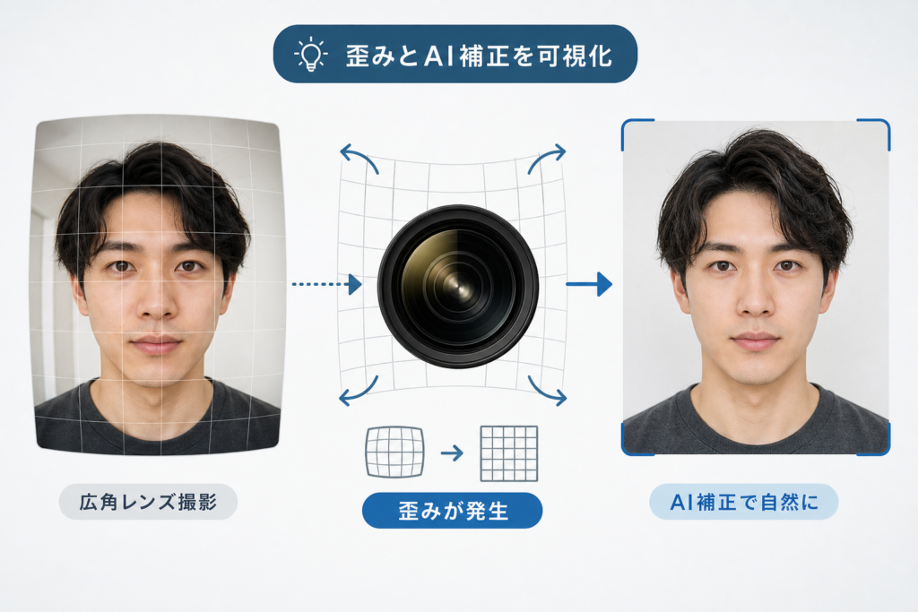 なぜ写真1枚で誤判定が起きるのか？レンズの歪みとAI補正の仕組み