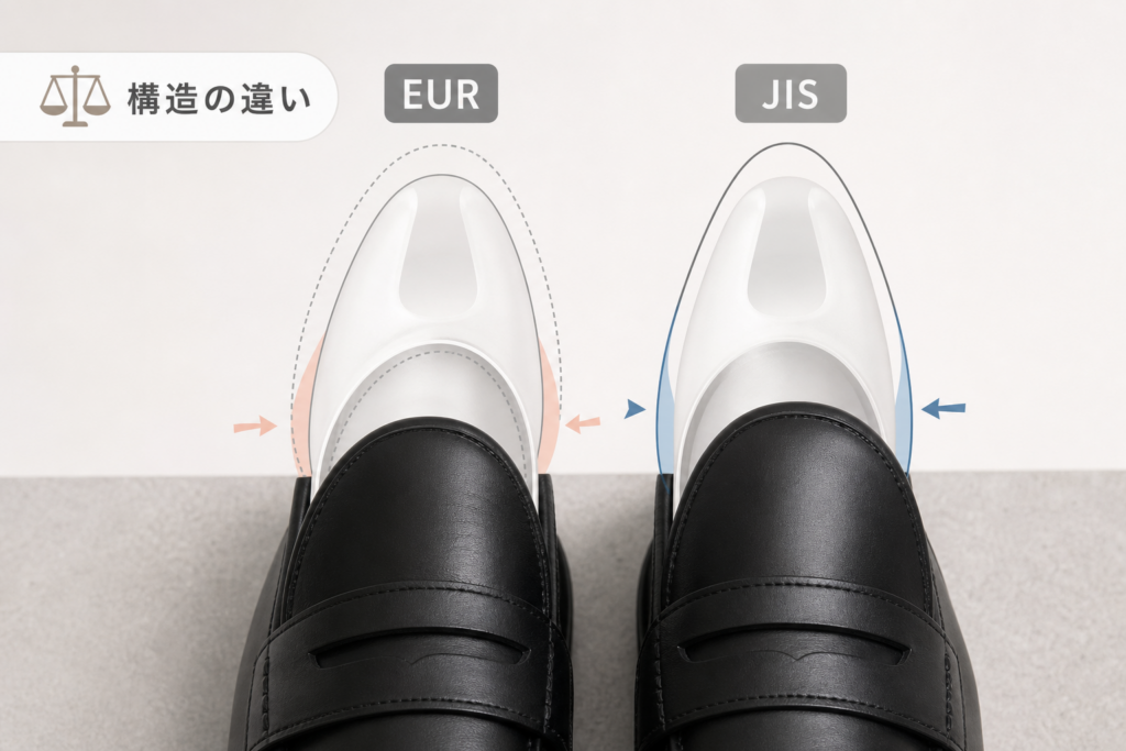 なぜ痛い?ZARAのEURサイズ(パリポイント)とJIS規格の構造的違い