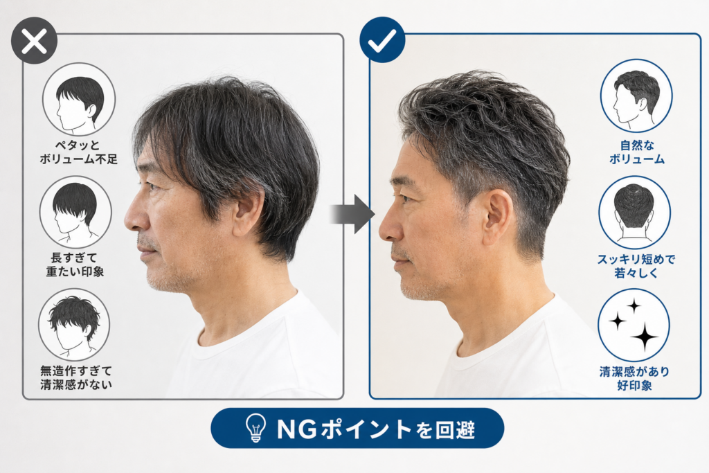 やってはいけない「痛い50代髪型」のNGパターンと回避策
