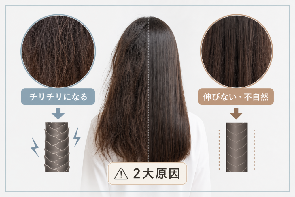 プロカリテのストレートパーマで失敗する2大原因｜チリチリ・伸びない理由