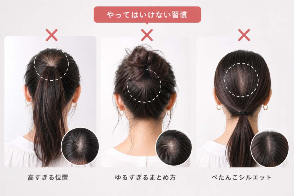 細毛・猫っ毛がやってはいけないNGヘアアレンジ習慣