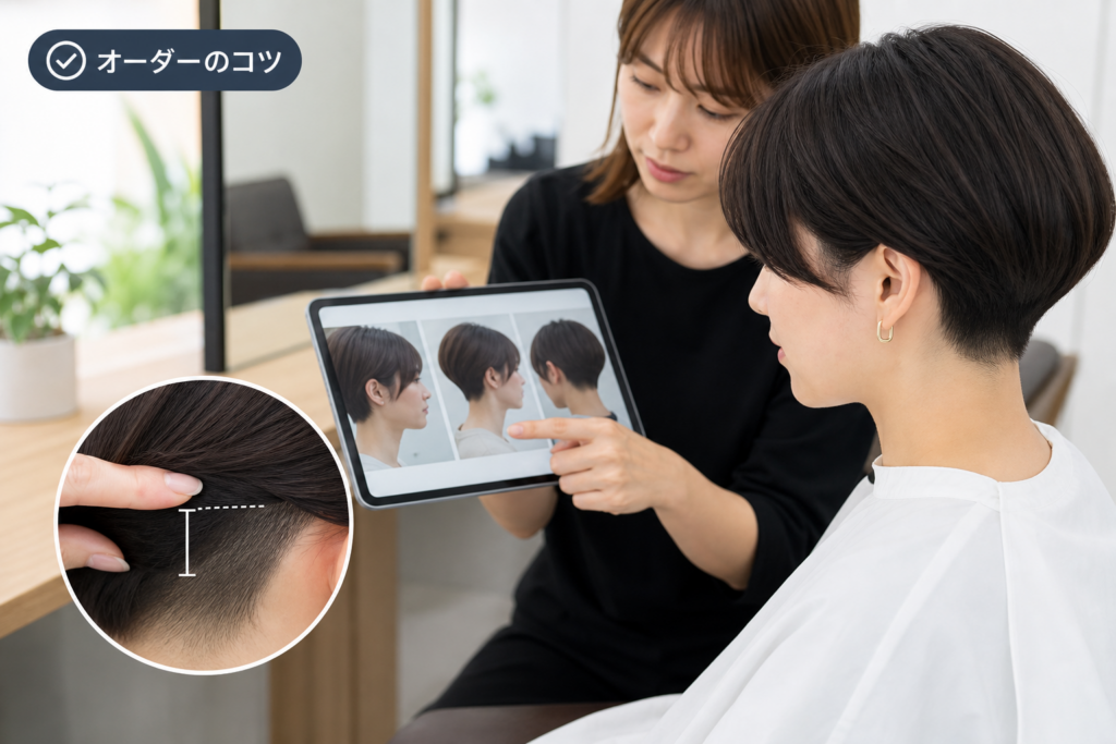 美容室で絶対に失敗しない隠し刈り上げショートのオーダー術