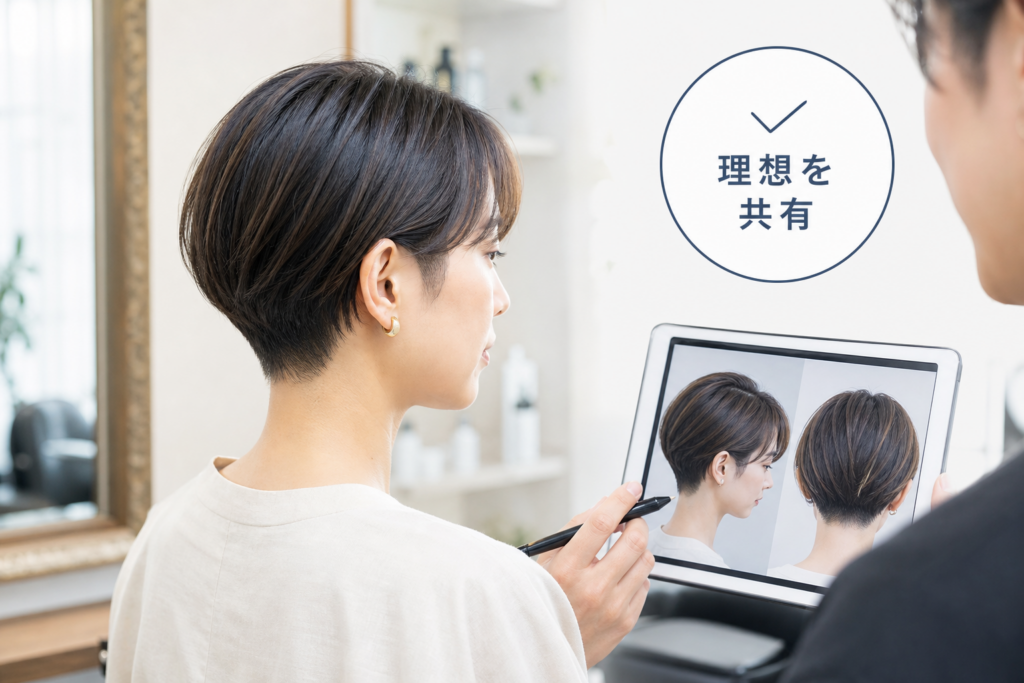 美容室で絶対に失敗しない隠し刈り上げショートのオーダー術